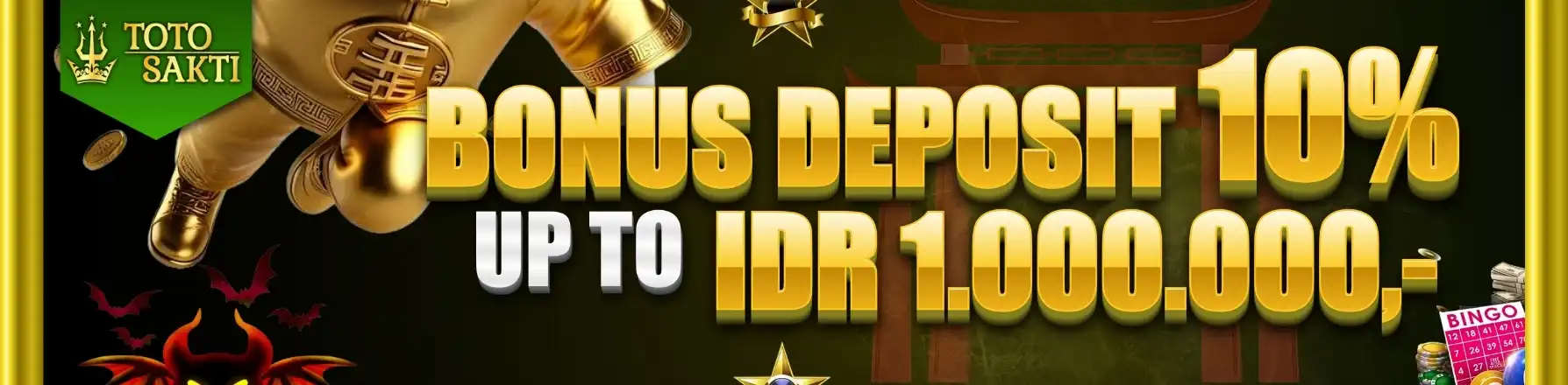 BONUS HARIAN 10%
